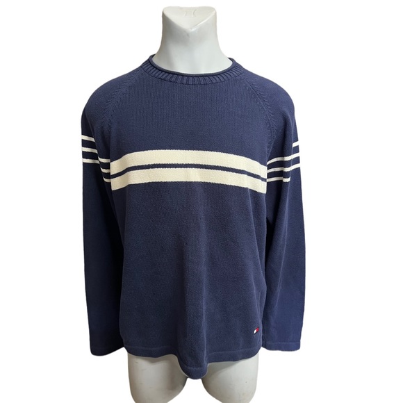 Lot of 2 Tommy Hilfiger Men's Vintage Sweaters Size Large - Picture 3 of 3